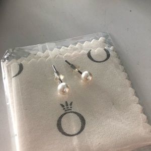 S925 pearl earrings